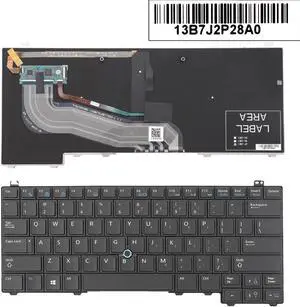 US Keyboard for DELL LatituDE E5440 BLACK With point Backlit