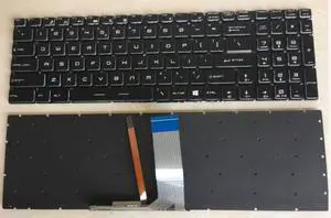 replacement keyboard for MSI CR62 CX62 CX72 CR72 CX62 2QD 7QL MS-16J6 MS-179 US  Backlit