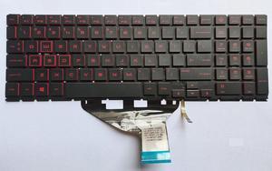replacement keyboard for HP omen 15-DC 15-DC0013ne DC0013ne DC0010   US Red Backlit