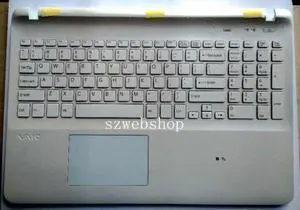 replacement keyboard for SONY SVF152C29M SVF152a23t SVF153a1qt SVF152C26L palmrest US
