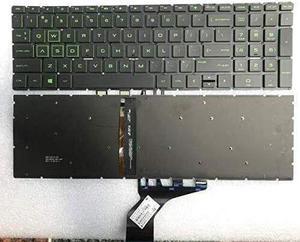 replacement keyboard for HP Pavilion GAMING 15-ec0013dx 15-ec0000 15-ec US  Green Backlit