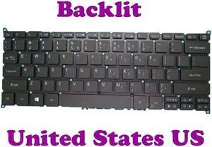 Backlit Keyboard For ACER Swift 3 SF314 SF514 SF314-51 V153402CS N16P5 English