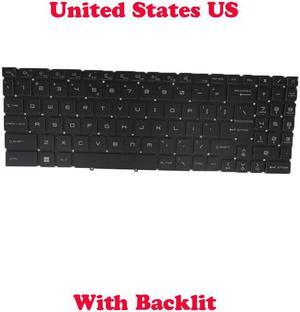 RGB Backlit US Keyboard For MSI GF76 12UCOK 12UDOK 12UCK 12UDK 12UEOK 12U