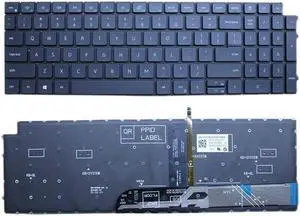 US Backlit Keyboard for Dell Inspiron P10F P10F001