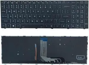 replacement keyboard for Clevo NH50AC NH50AF1 NH55ACQ NH55DCQ NH50DP NH55DPQ US with Backlit