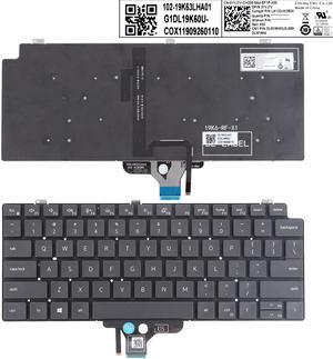 US Keyboard For DELL LatituDE 7310Black Backlit 01VJ7V LK132UW2B00