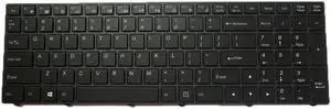 Backlit Keyboard For CLEVO N250 CVM15F23USJ430A 6-80-N7500-012-1HA English