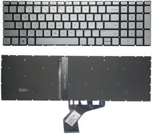 replacement keyboard for HP 17-BY 17-CA 17G-CR 17Q-CS TPN-I133 C151 255 G7 US  Backlit