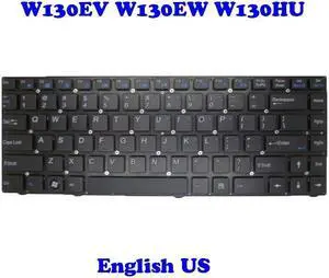 Keyboard For CLEVO W130EV MP-10F83US-4301 6-80-W1300-012-1 English No Frame