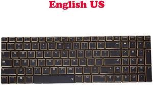 Gold color Laptop RGB Colourful Backlit Keyboard For Tongfang GH5KN51