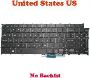 NO Backlit Keyboard For 15Z970 HMB8154ELA01 AEW73809822 English Black