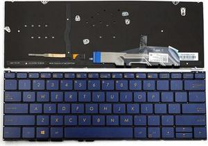 replacement keyboard for Asus ZenBook UX390U UX390UA UX390UA-DH51 UX390UAK US  BLUE