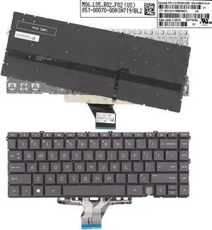 US Keyboard For HP Spectre x360 14 EA 14 EA0023DX 14 EA0047NR 14 EA1023DX Black
