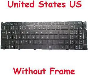 US Backlit Keyboard For CLEVO PB50EF PB50RD PB51RF PB70ED PB70RC PB71RC English