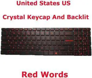 Laptop Red Backlit MS17FK Keyboard For MSI Bravo 17 / 17 A4DDR MS-17FK English