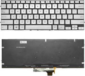 Laptop Keyboard for ASUS 14 BX431FA FL S4500F U4500FA S4500FAC Silver US Backlit