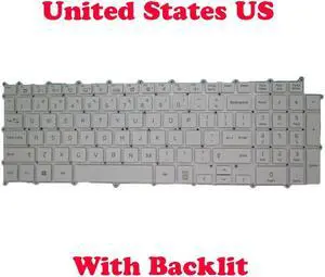 English Backlit Keyboard For 17Z90N AEW74089802 19A6B-US KT01-19A6BS03USRA000