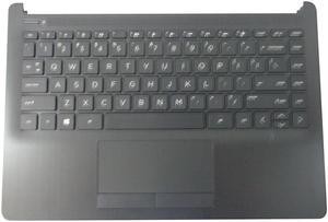 replacement keyboard for HP 14-CF 14-DF 14-DK with Palmrest   including  Touchpad L24818-001