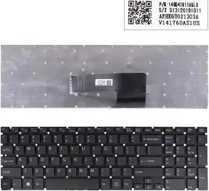 US Keyboard for SONY SVF 15 BLACK Without FRAME 149239531US V141706AS1