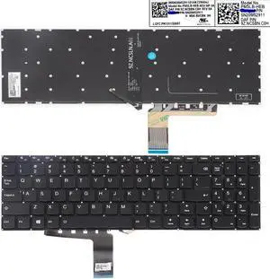 US Keyboard for Lenovo IDEapad 310-15 BLACK Backlit Without FRAME SN20M52938