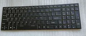 replacement keyboard for Clevo Sager NP8157 NP8155 NP8156  US Color Backlit Crystal