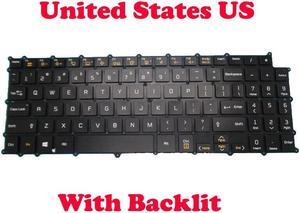 Backlit Keyboard For 15Z980 15ZD980 SG-90920-XUA AEW73949812 English US Black