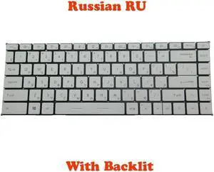 Backlit RU yout Keyboard For MSI Creator Z16 MS-1571 Z16-A11U Z16 A11UE A11UET MS1571
