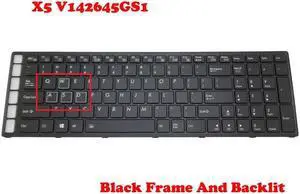 English Backlit X5 Keyboard For Gigabyte For AORUS X5 V5 X5S V5 English