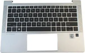 replacement keyboard for HP EliteBook 735 G7 830 G7 Silver with Palmrest  Non-Backlit