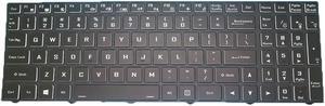 English US Laptop Keyboard For Sager NP8752D2 NP8752F1 NP8752N2 NP8752P NP8752R