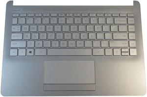 replacement keyboard for HP 14s-CR 14s-DP with Palmrest  Non-Backlit  including  Touchpad L48648-001