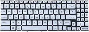 Replacement keyboard for Monochrome Backlit US Keyboard For MSI Sword 15-A11U A11UG A11UE A11UD A11UC/SC