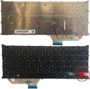 replacement keyboard for Samsung NP940X3L 940X3L  US English Backlit No Frame
