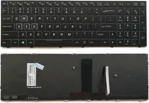 replacement keyboard for Clevo N855EJ1 N850EK1 N855EK1 N857EJ1 N857EK1  US with Backlit