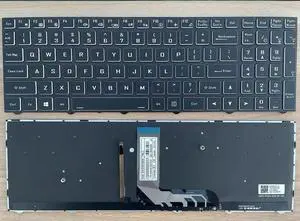 US Backlit Keyboard For Sager NP7852 NP7853 NP7856 NP7858DW NP7873 NP7876