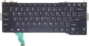 English US Laptop Keyboard For Fujitsu LifeBook S936 S937 For FUTRO MS936 Black
