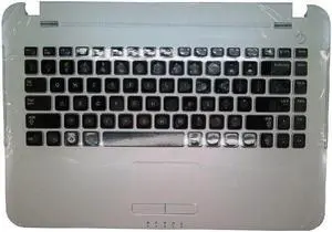 Keyboard Palmrest For Samsung X430 English US Upper Case Cover With Touchpad