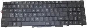 Laptop Keyboard For Gaming Guru Rain RTX English US With Backlit Black