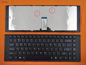 US Keyboard for SONY VAIO VPC-EG BLACK FRAME BLACK