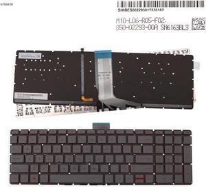 US Keyboard for hp Envy x360 m6-w000 m6-w015dx/w100/w103dx Backlit Red Printing
