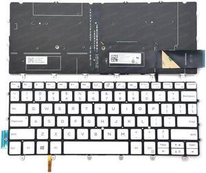replacement keyboard for DELL XPS 13 9380 9370 9305 7390  US English  Backlit white