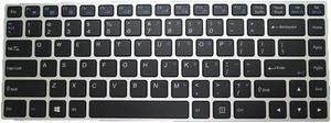 Laptop Keyboard For Sager NP8640 NP8640-S English US Black With Backlit