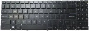 Multi-Color RGB Backlight US Keyboard For MSI RaiDEr GE68 HX 13VG 13VF MS-15M2