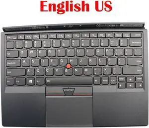 US Keyboard For Lenovo ThinkPad X1 Tablet 1st Gen 01HX800 01AW700 Backlit Silver