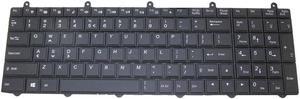 English US Laptop Keyboard For Sager NP8270 NP8275 NP8278 NP8290 NP8295 NP8298