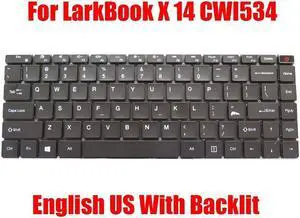 US Laptop Keyboard For Chuwi LarkBook X 14 CWI534 XK-HS333 MB30019003 English