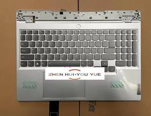 replacement keyboard for lenovo Y7000P 2022 Legion 5 15IAH7H C cover  silver