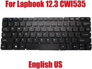 English US Laptop Keyboard For Chuwi Lapbook 12.3 CWI535 PRIDE-K2627 MB2654003