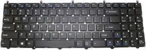 English US Keyboard For Sager NP5652 NP5653 NP6652 NP6658 Without Frame