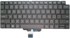 No-Backlit English US Keyboard For DELL LatituDE 7310 7320 2-in-1 002L19K53LHA01